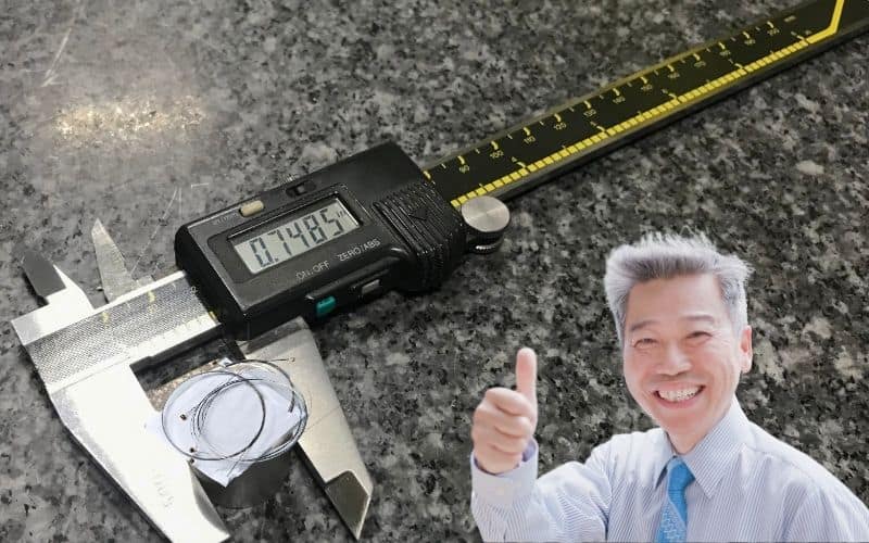 Digital Caliper is the Best Way of Measuring Guitar Strings - Without Question 