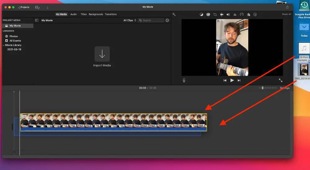 Drag and Drop - How to Make Guitar Videos for Instagram