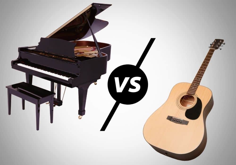 Piano versus Guitar - Featured Image