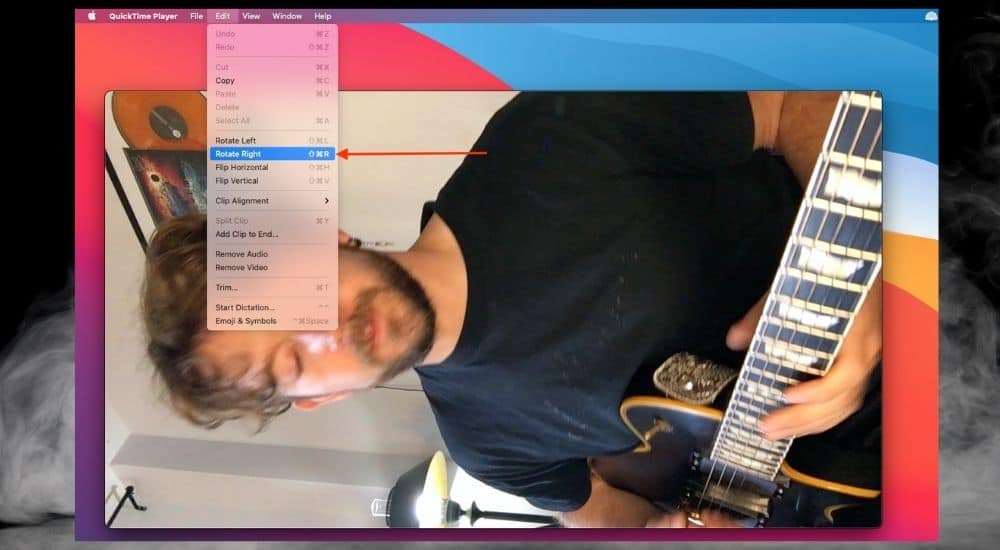 Rotate Right - How To Make Guitar Videos for Instagram