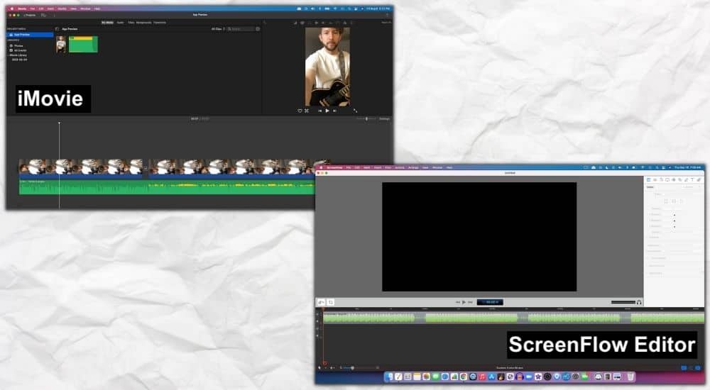 iMovie/ScreenFlow Editor - How to Make Guitar Videos for Instagram