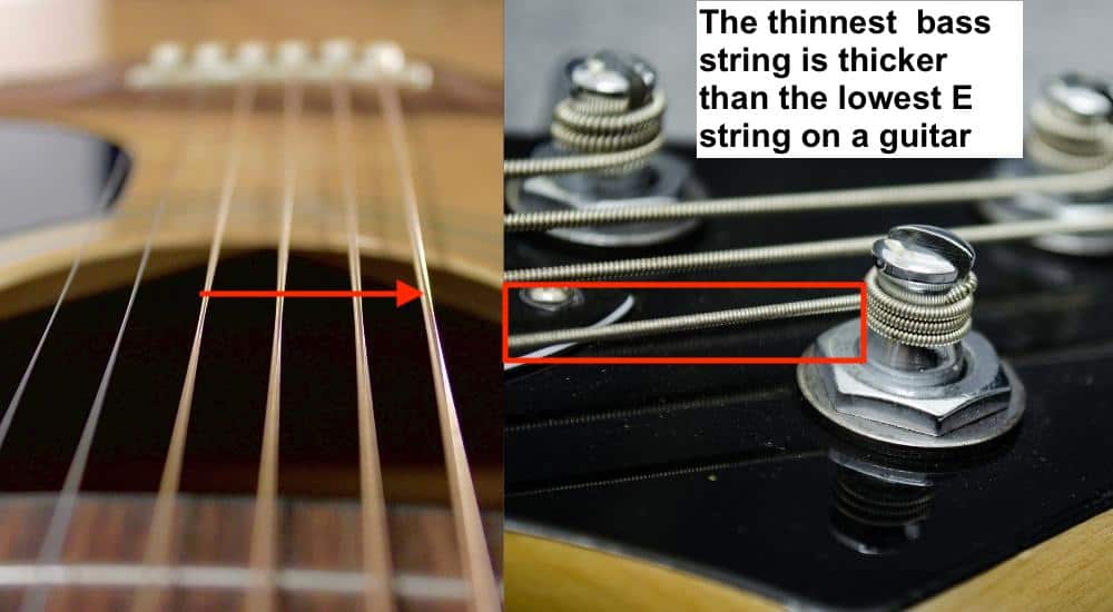 Guitar vs Bass Strings - Can Guitarists Play Bass 