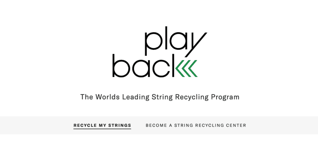 Playback Guitar Strings - Recycling Guitar Strings - How To And Where To Take Them