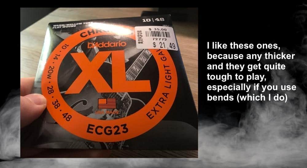 Extra Light D'Addario's - Why Do Jazz Guitarists Use Thicker Strings 