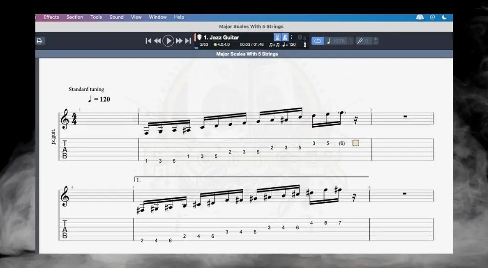 Grace Note - How to Make Grace Notes in Guitar Pro 