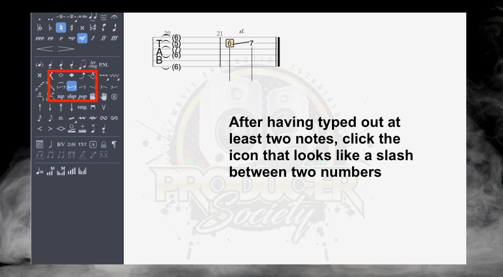 How to Slide in Guitar Pro - How To Change Tracks in Guitar Pro 