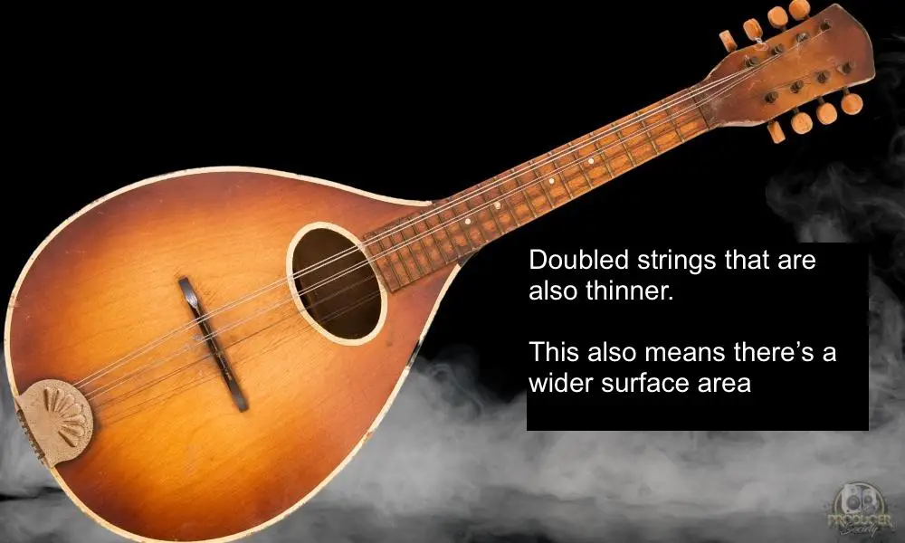 A closeup of a Mandolin - Guitar Picks Vs. Mandolin Picks [What You Need To Know]