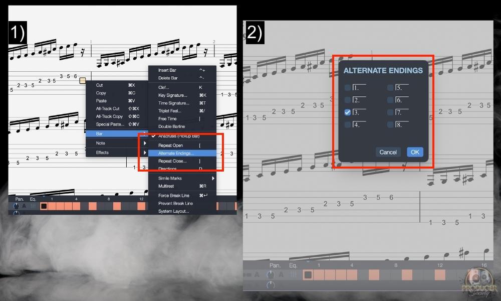 Alternate Endings - How to Repeat Bars in Guitar Pro [Dead Simple]