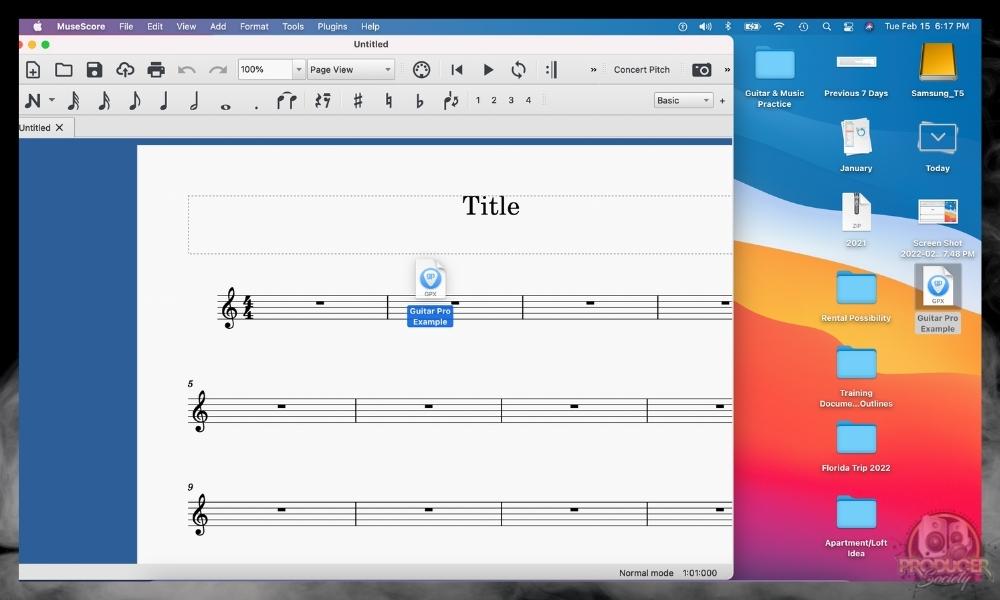 Drag GP File into Musescore - How to Import Guitar Pro Files into Musescore [ANSWERED]