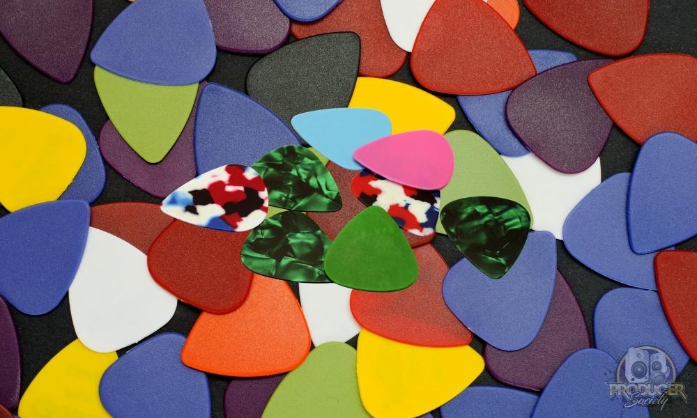 Guitar Picks Pile - Why Are Guitar Picks So Easy to Lose [ANSWERED]