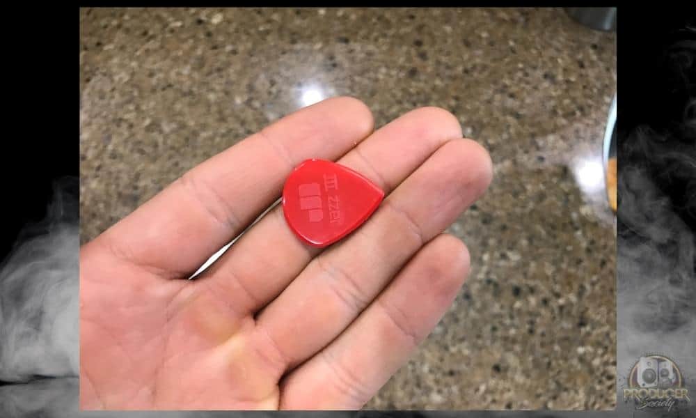 Red Guitar Pick - Why Are Guitar Picks So Easy to Lose [ANSWERED]