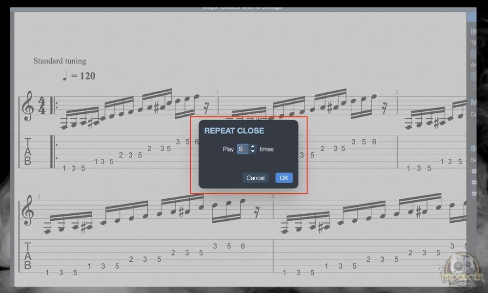 Repeat Close - How to Repeat Bars in Guitar Pro [Dead Simple]