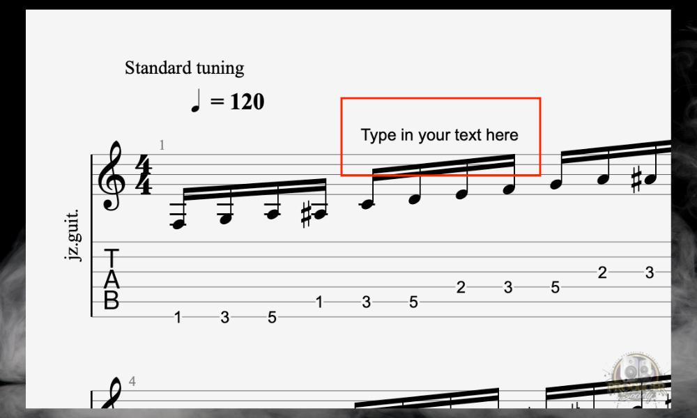 Text Result - How to Add Text and Lyrics in Guitar Pro [Full Guide]