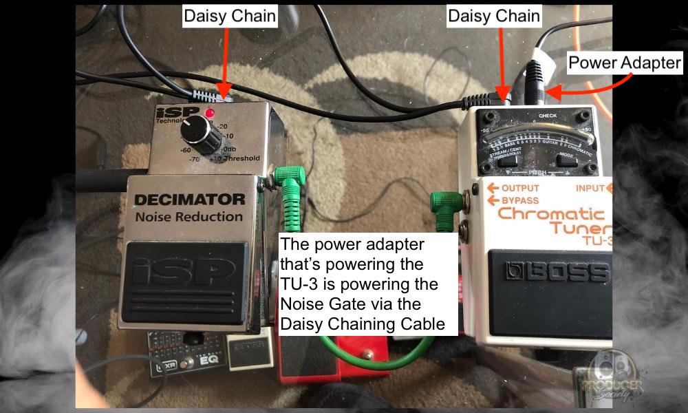 Daisy Chaining Pedals - How to Use A Guitar Tuner Pedal 