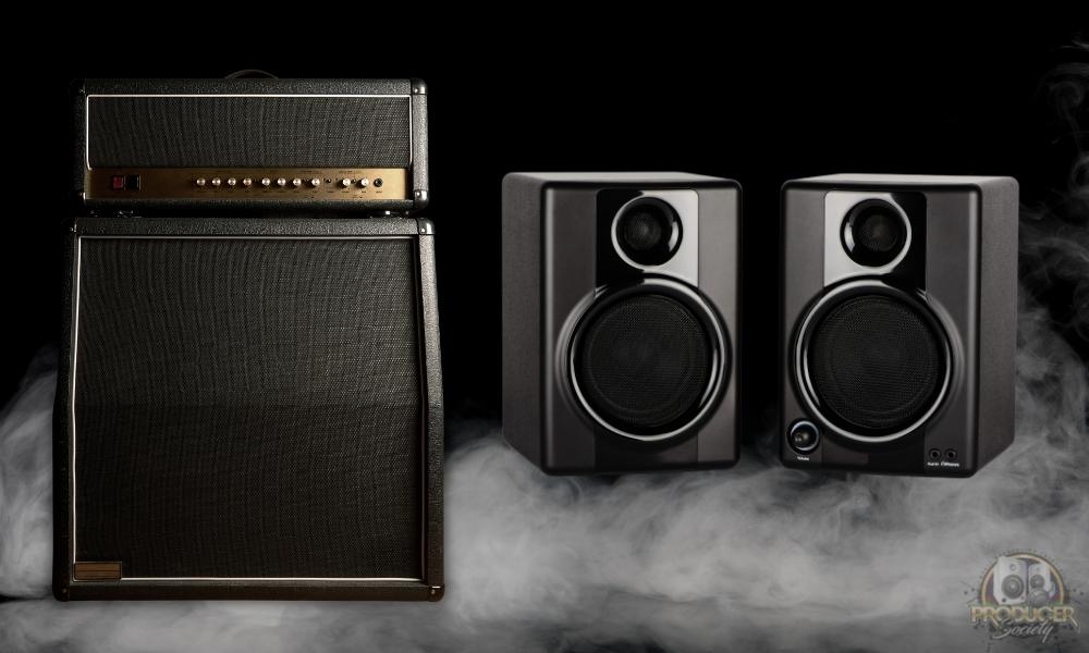 Guitar Amps vs Studio Monitors - [The Differences and More] - Featured Image