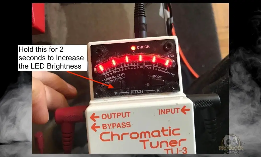 LED Mode - How to Use A Guitar Tuner Pedal 