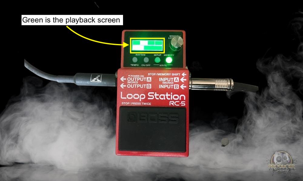 Playback Screen - How to Use the Boss RC-5 Loop Station 