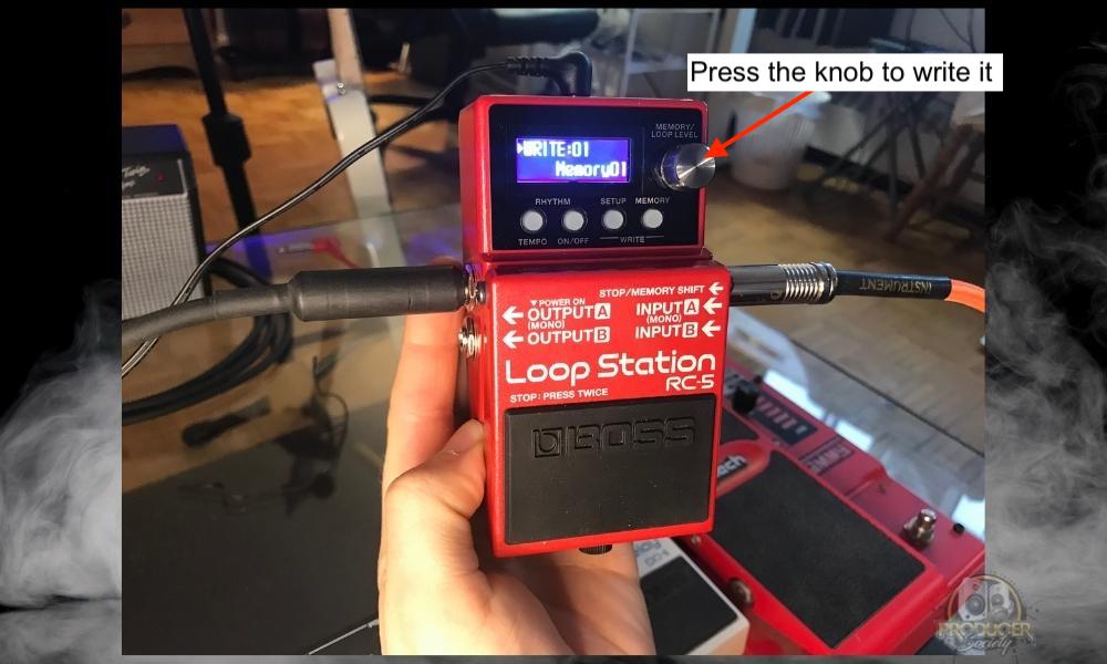 Write Memory - How to Use the Boss RC-5 Loop Station 