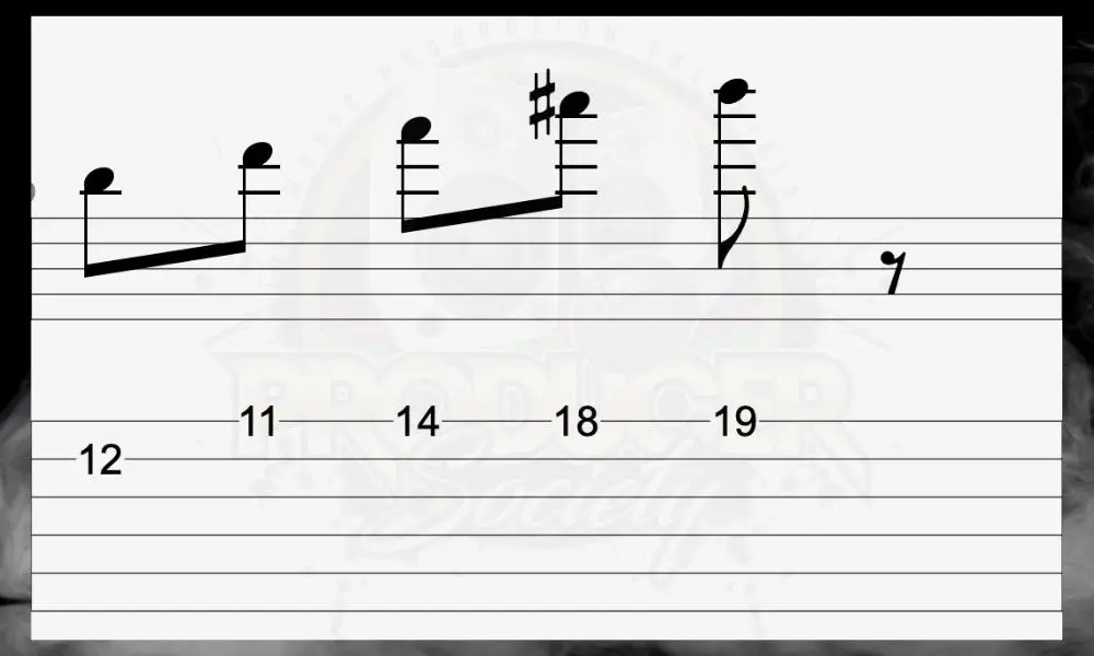 B7 Arpeggio Starting on B-String - What's A B7 Chord 