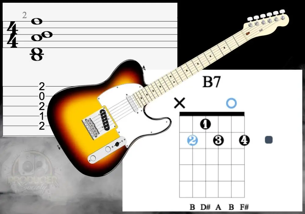 B7 Open Position Chord - What's A B7 Chord