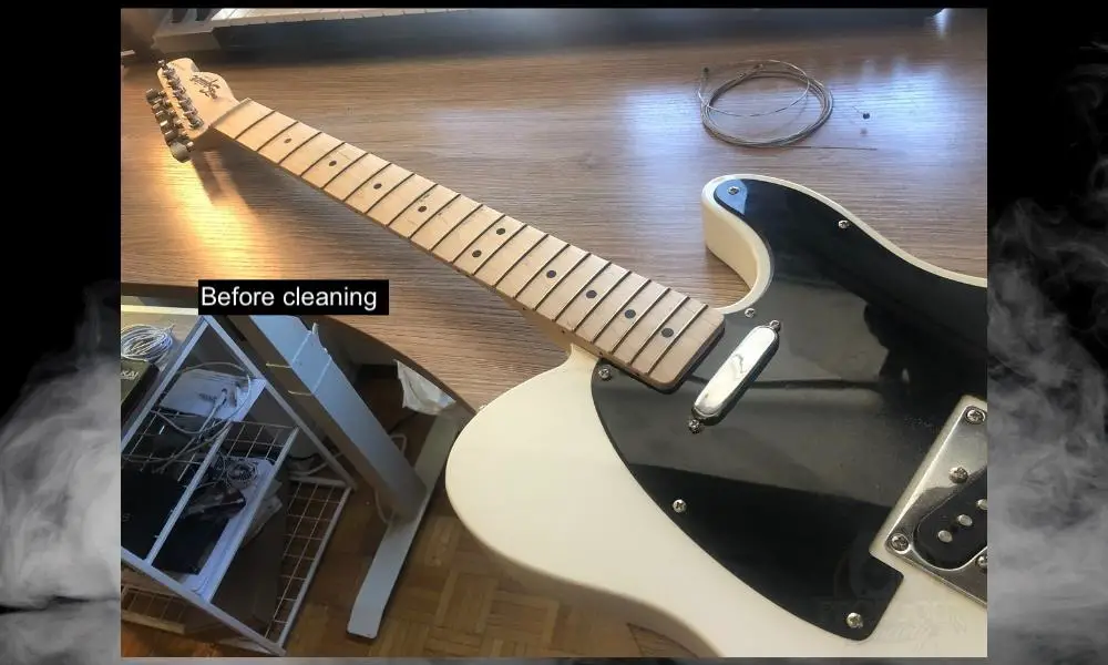 Cleaning the Telecaster - How to Set Up A Squier Telecaster