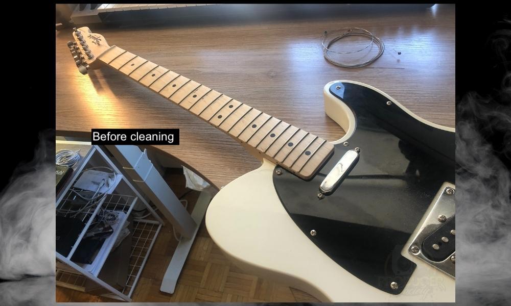 Cleaning the Telecaster - How to Set Up A Squier Telecaster