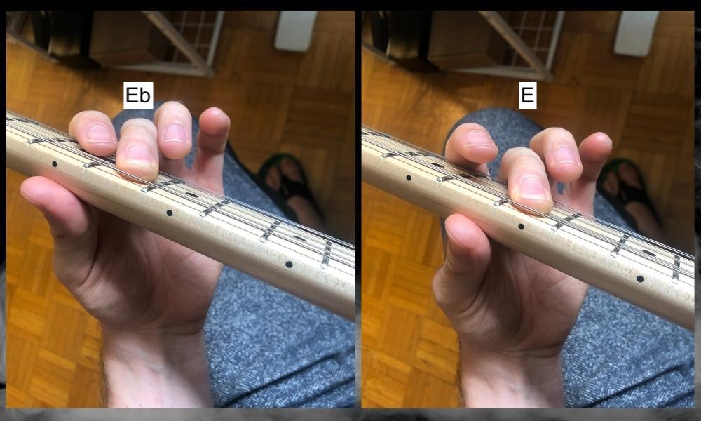 E and Eb - How to Harmonize in Major and Minor 3rds on the Guitar