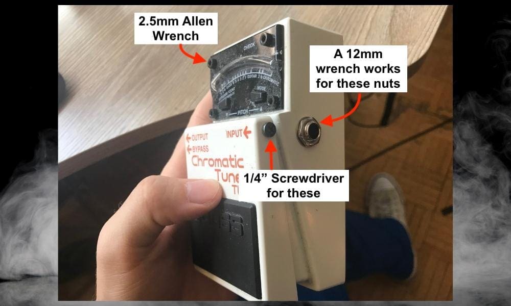 Nut on Guitar Pedal - Troubleshooting Guide to Guitar Pedals