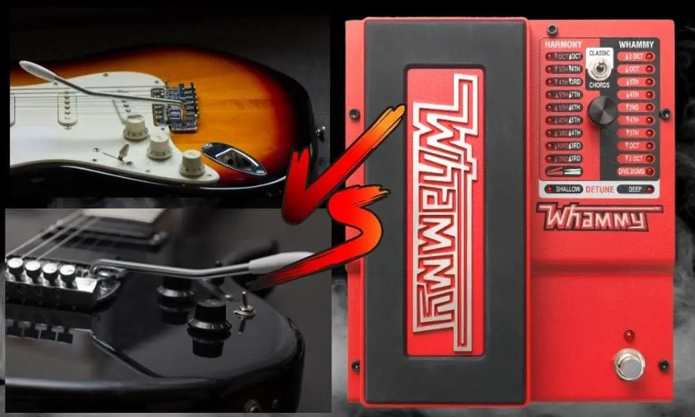 Whammy Bar versus Whammy Pedal - What's the Difference 