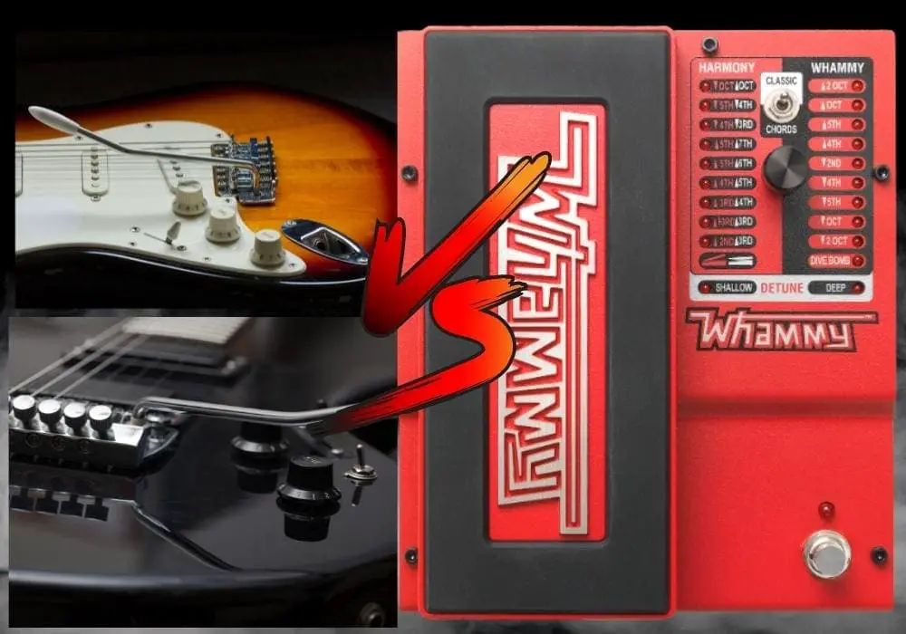 Whammy Bar versus Whammy Pedal - What's the Difference (1000 × 700 px)