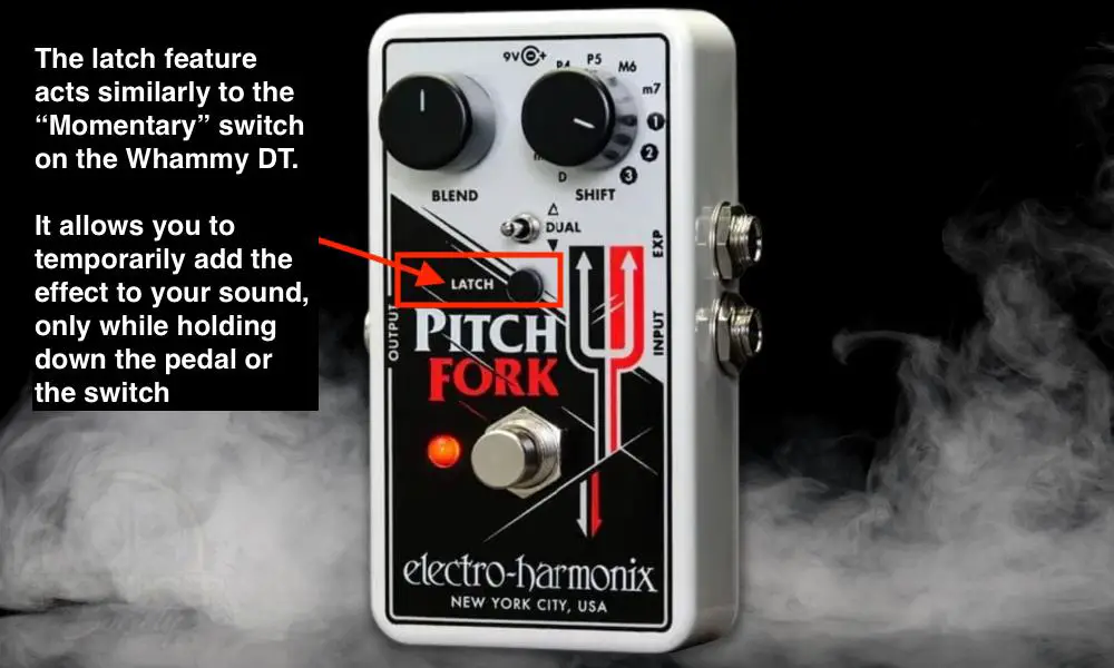 EHX Pitchfork Latch - DigiTech Whammy vs EHX Pitchfork - What's the Difference