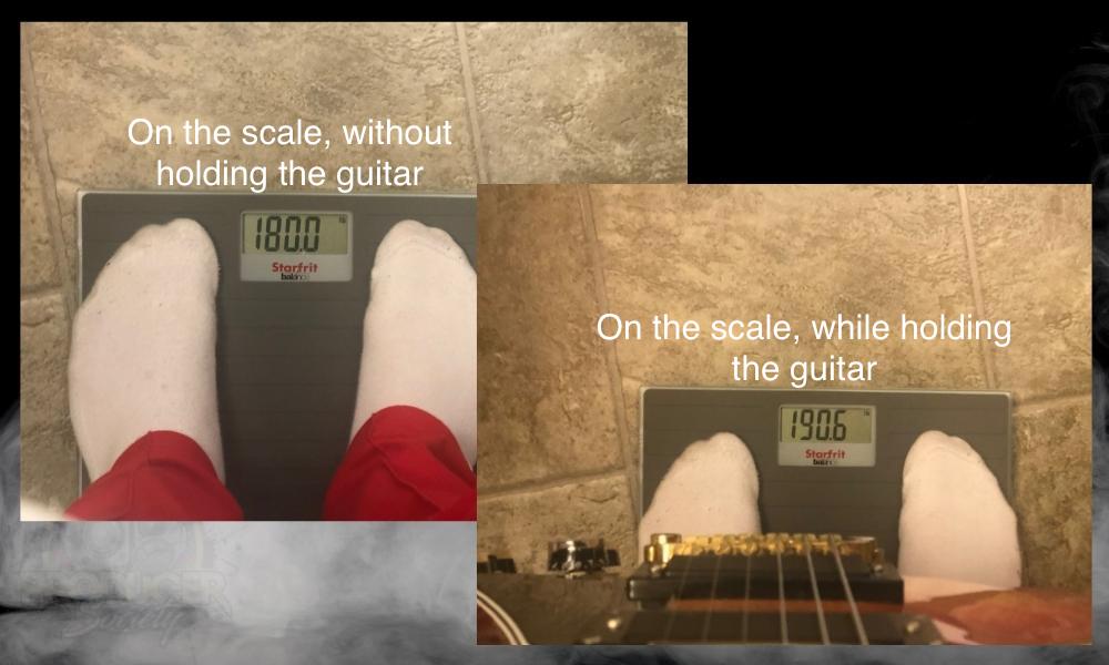 Weighing The Epiphone Les Paul Custom 