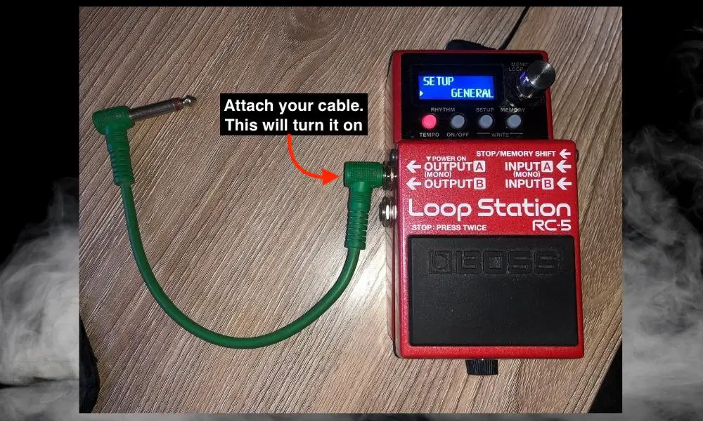 Attach Cable - How to Reset The BOSS Loop Station [ANSWERED]