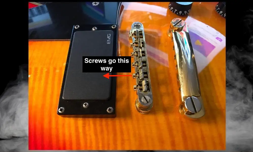 Bridge and Tail Piece - How To Set Up The Epiphone Les Paul Custom .
