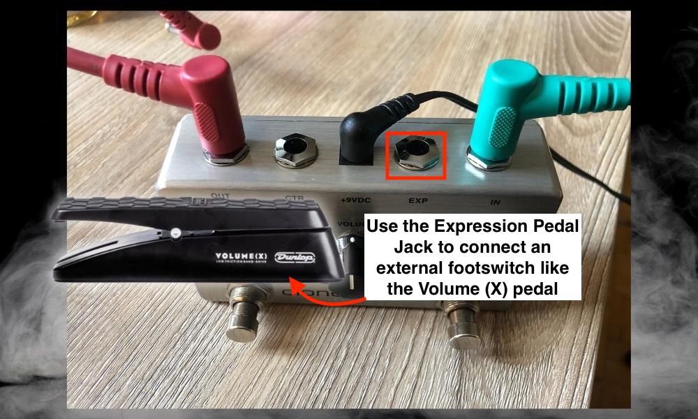 Expression Pedal and Jack - How to Use the MXR Clone Looper