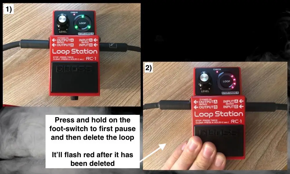 How to Delete a Loop With the BOSS RC-1 