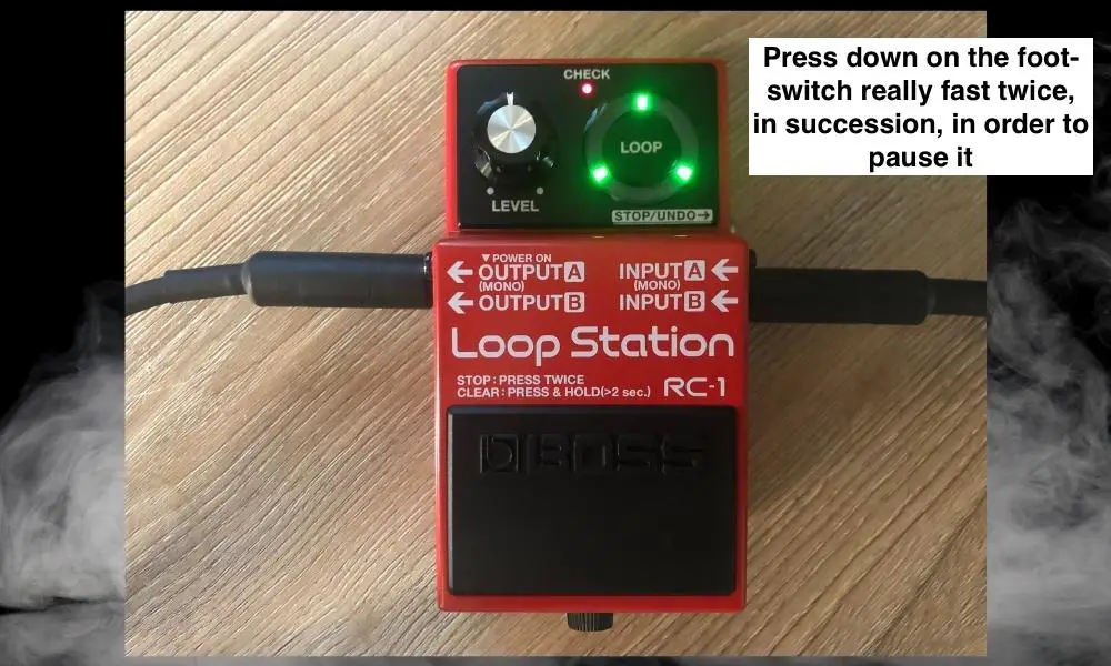 How to Pause A Recording With the BOSS RC-1 