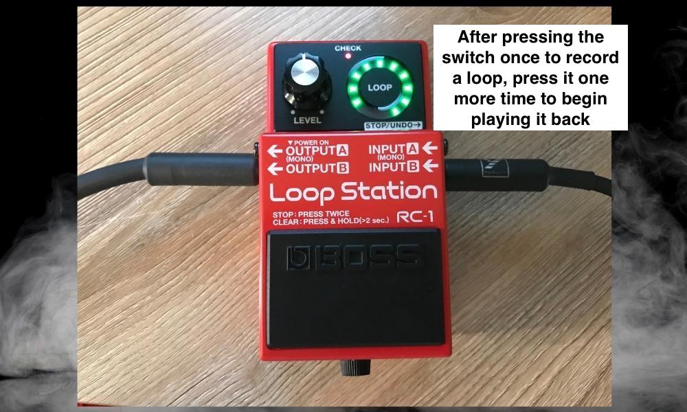 How to Playback the Loop With the BOSS RC-1