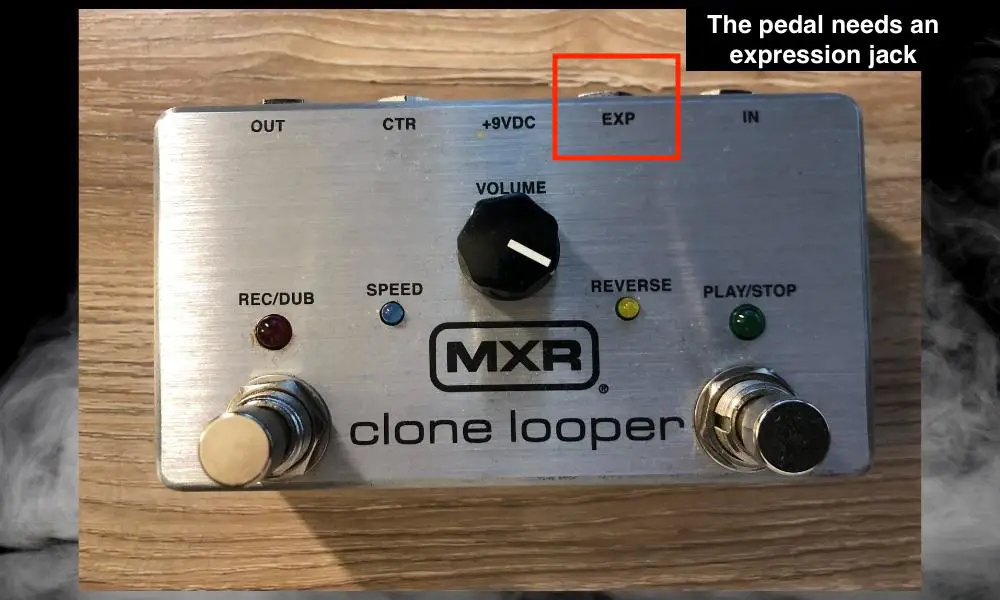 MXR Clone Looper Expression Jack - How to Use A Volume Pedal As An Expression Pedal