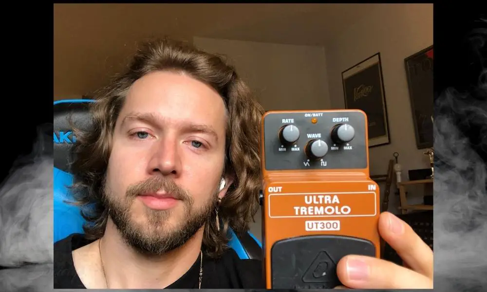 Me-With-the-Behringer-UT300-How-to-Use-A-Tremolo-Pedal-
