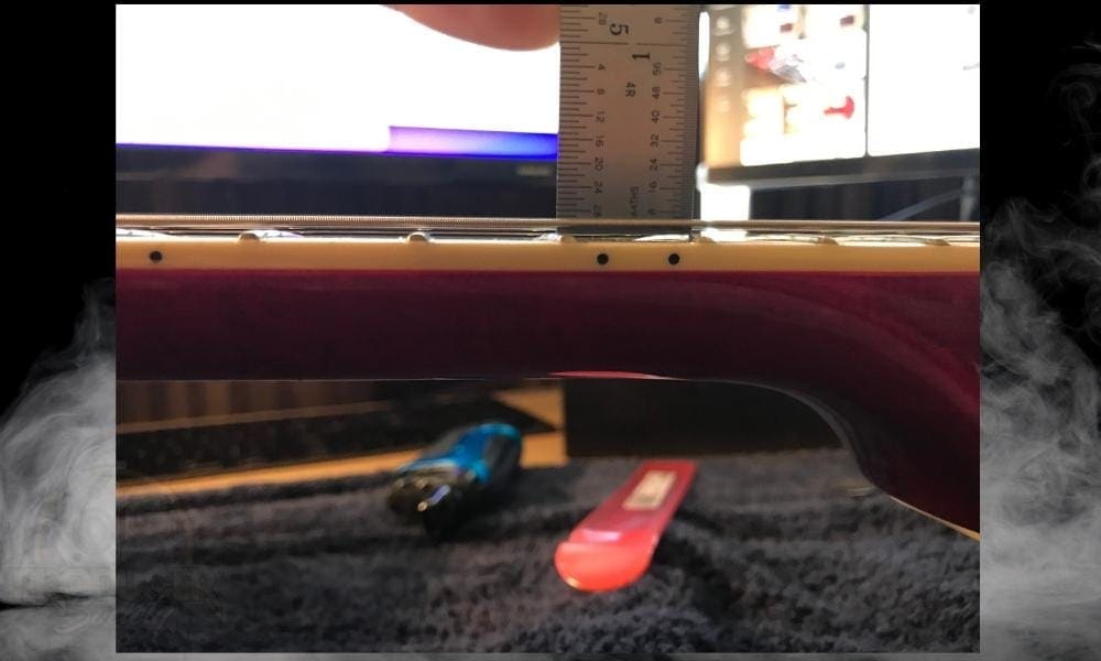 Measuring Action - How To Set Up The Epiphone Les Paul Custom