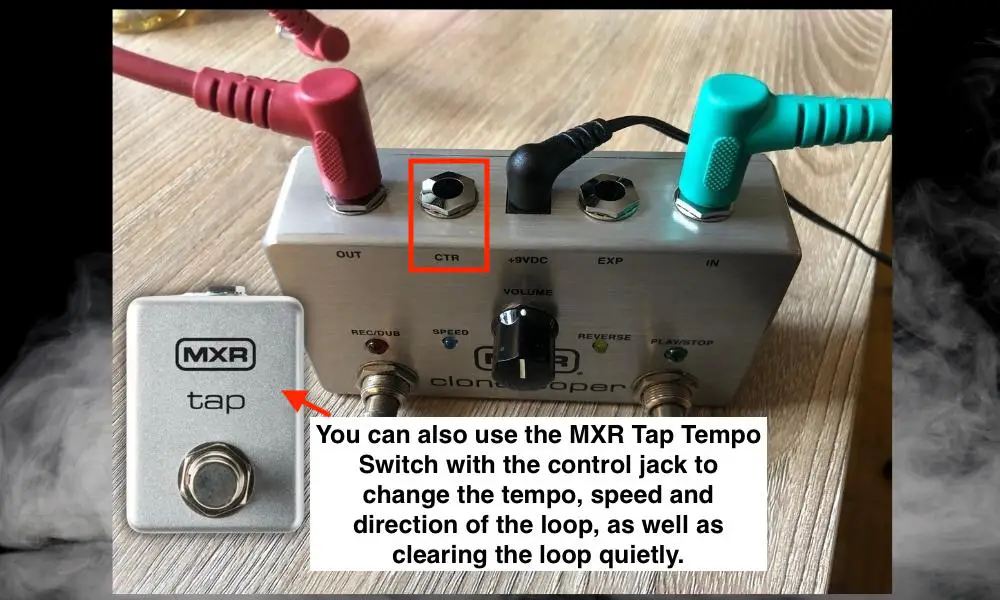 Tap Tempo Switch and Control Jack - How to Use the Clone Looper