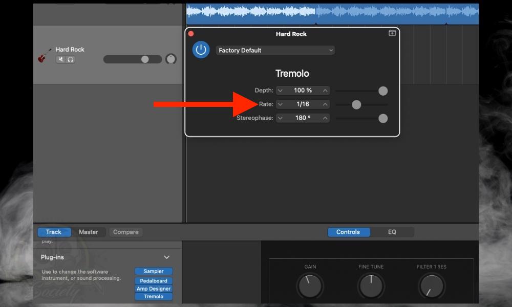 Tremolo Set to 116 - How to Get Boulevard of Broken Dreams Tremolo Setting