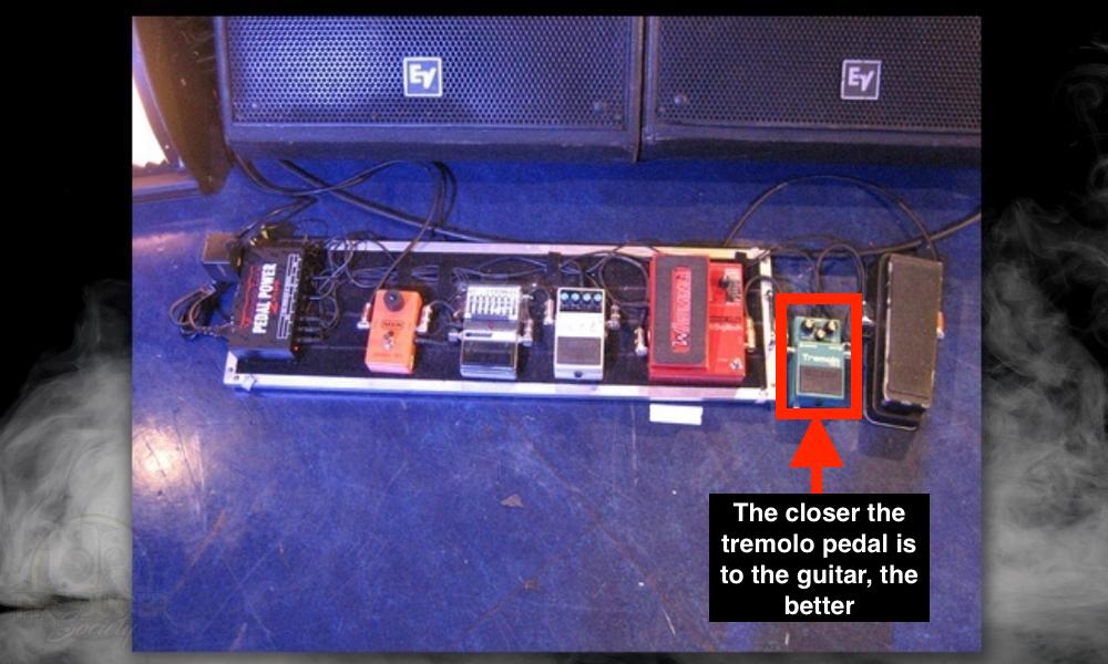 Tom's Pedalboard - What's the Tremolo Setting for "Like A Stone" - 1