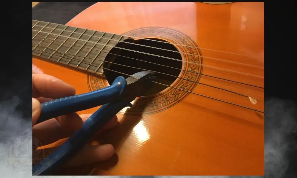 [2] Cut Strings Off - How to Change Tuners on A Nylon String Guitar 
