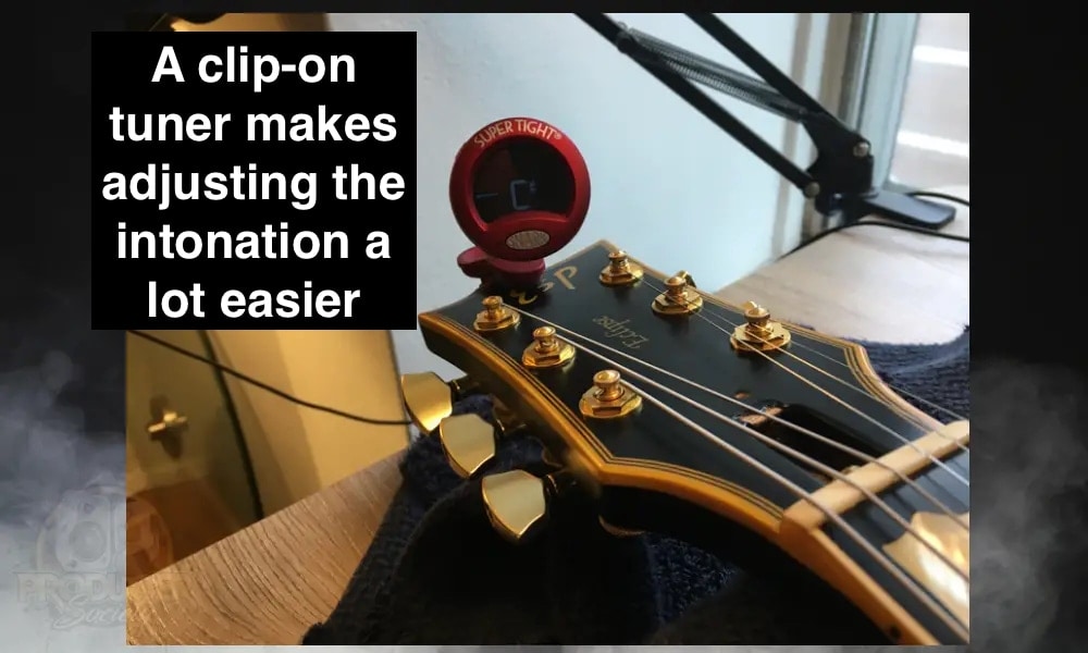 Snark-Tuner-Adjusting-the-Intonation-on-An-ESP-Eclipse-copy