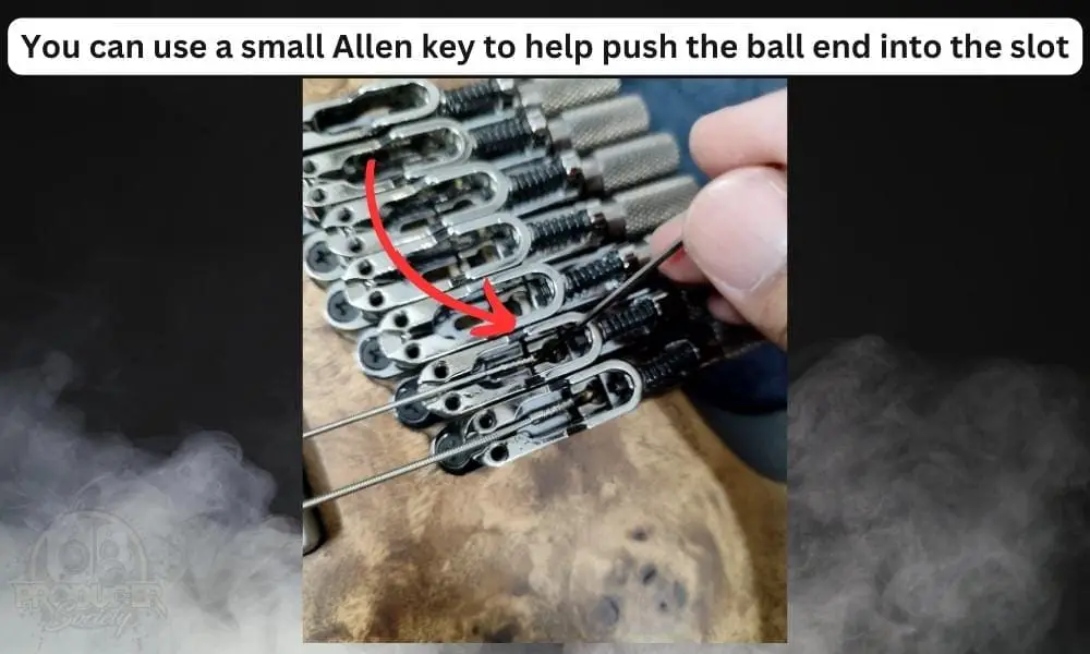 Allen Key Bridge for How to Restring A Headless Guitar (A Full Guide)