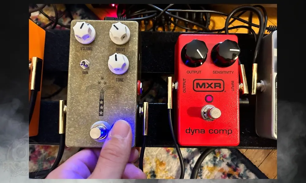 Dyna-Comp Chicken Picking with Drive  - How to Use the MXR Dyna-Comp