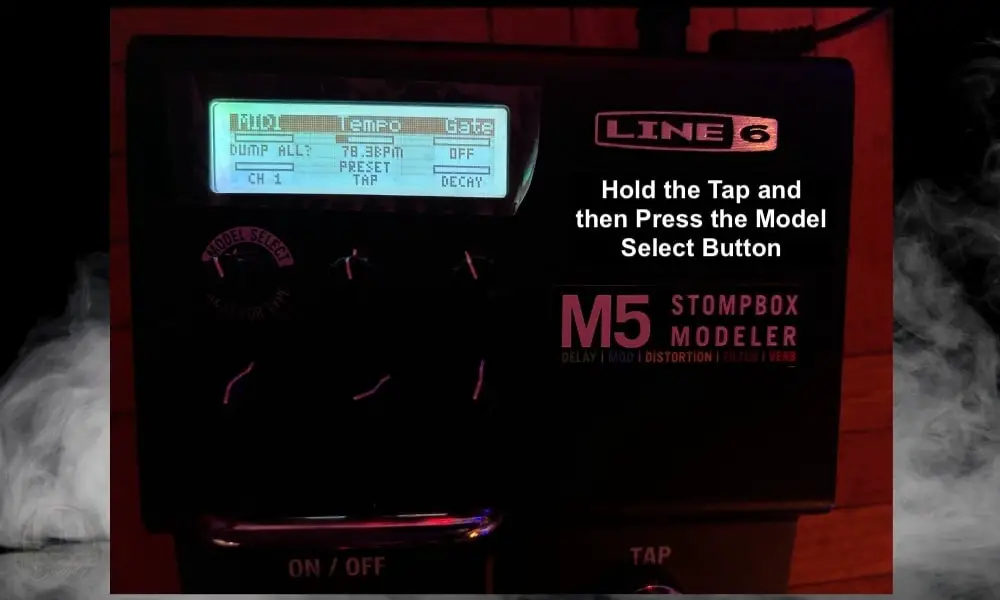 MIDI on Line 6 M5 