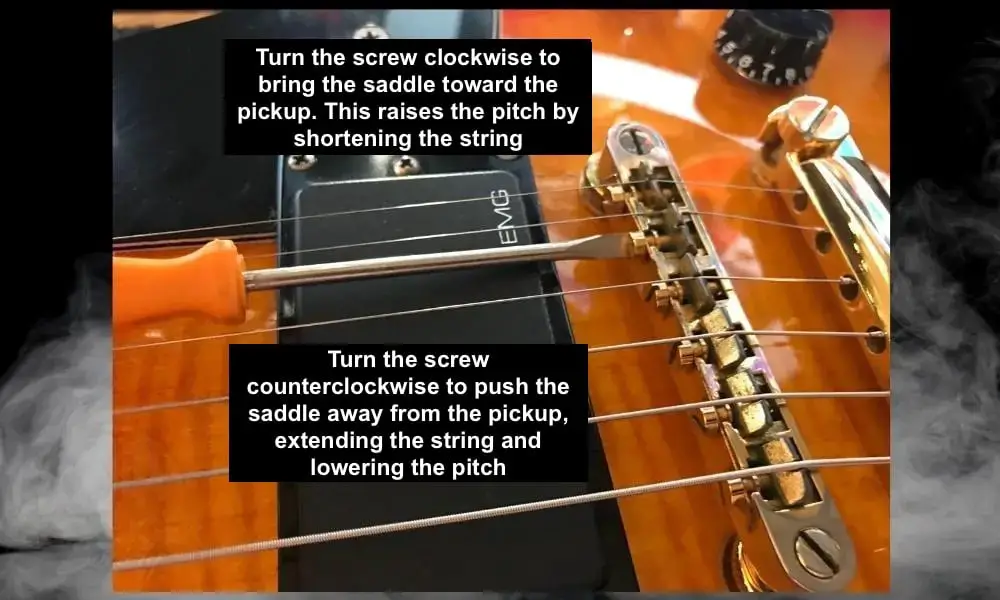 Setting the Intonation - How to Set Up The Epiphone Les Paul Custom